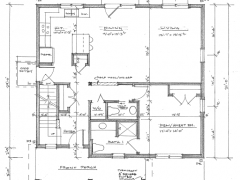 Craftsman Single Family 1st Floor Plan