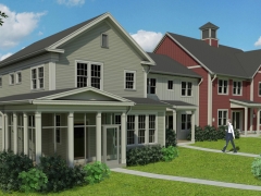 Phase III | Rendering of our Greek Revival Townhomes
